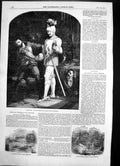 Antique Old Print Il Don Giovanni Slaughter Bridge Camelford King Arthur 1856
