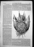 Antique Old Print Grand Trophy Corridor Guildhall Alma Protegit Inkerman 1855
