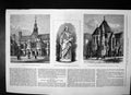 Old Print Church Deaf Oxford Street Statue Saviour High School Boys 1880 19th