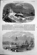 Antique Print Wreck Diana Penzance Remains Lord Frederick Fitzclarence 1855