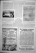 Antique Print Box Presented King Belgian Refugees Letter Lloyd George 1919 20th