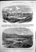 Old Antique Print Bahia Railway Brazil Station Bahia Paripe Valley 1860 19th