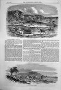 Antique Print Cattle Mustering Australia San Francisco From South West 1850