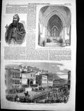 Old Antique Print Syrian Archbishop Malabar Church Haverstock Hill 1856 19th