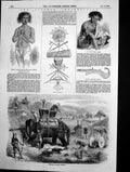 Antique Print Santhal Insurrections Rebel Singra Seedhoo Manghee Chief 1856