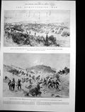 Antique Old Print Review Troops Canea Insurgents Turkish Troops Krania 1897