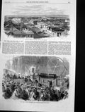 Old Print Electric Induction Coil Polytechnic Street Irkutsk Siberia 1869 19th