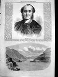 Old Antique Print Bocca Di Cattaro Dalmatia James Sant R A Painter 1870 19th