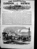 Old Antique Print Perekop Crimea Port Station Russian Siers Cossacks 1855 19th