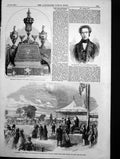 Old Print Leone Levi Windsor Royal Association Prince Albert Prizes 1855 19th