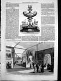 Antique Print Exhibition Church Decorative Art Rome Guards Cup Windsor 1870