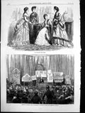 Antique Old Print Lecture Ornamental Ironwork South Kensington Museum 1870 19th