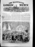 Antique Old Print Royal Horticultural Societys Exhibition Spring Flowers 1870