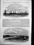 Old British Expedition Tien-Tsin River Fort Outworks Tien-Tsin-Po 185 Victorian