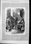 Old Antique Print Bazaar Suez Visit Prince Princess Wales Suez Canal 1869 19th