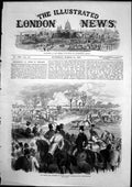 Old Antique Print Prince Princess Wales National Hunt Steeplechase 1870 19th