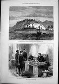 Antique Print Fortress Defence Bosphorus Censorshippress Constantinople1877