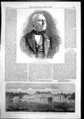 Antique Print Walter Landor Prince Wales Sweden Ulricksdal King Sweden 1864