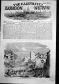 Original Old Antique Print Inundation Lyons Gustave Dore Builings Ruins 1856