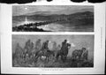Old Antique Print Sistova Bridge Danube Russian Officers Fog Muezzin 1877 19th