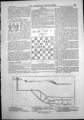 Antique Old Print Plan Tynewood Pit Crest Late Sir Alexander Bannerman 1877