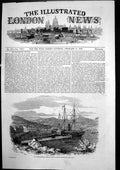 Original Old Antique Print St Georges Harbour Grenada Loading Large Ship 1846