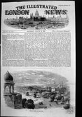 Original Old Antique Print City Delhi Palace Principal Mosque 1857 Victorian