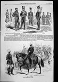 Antique Print Calcutta Volunteer Guards Cavalry Madras Native Infantry 1857