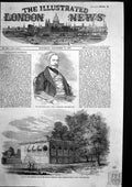 Antique Old Print General Neill House Arrah Fortified Dinapore Mutineers 1857