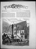 Original Old Antique Print Reception Prussians By Geese Molsheim 1870 Victorian