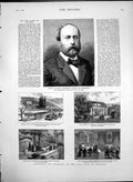 Antique Old Print Frohsdorf Residence Late Comte De Chambord H Ferdinand1883