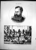 Antique Old Print Highway Robbers Murderers Shiraz M Basil Wereschagin 1873