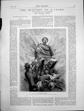 Antique Print The History A Crime By Victor Hugo Bonaparte Victorious 1878 19th