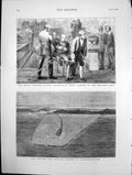 Antique Print Berlin Congress Prince Gortchakoff New Harbour Boulogne 1878 19th