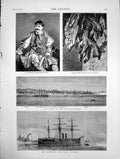 Old Hms Superb Crisis In The East Gallipoli Captain Meetza Greek 1878 Victorian