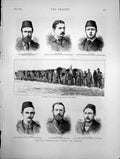 Old British Charitable Work In Turkey Portraits Ambulance Corps 1878 Victorian