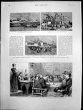 Old Print Conference The Women'S Franchise League In Russell Square 1891 19th