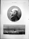 Old Portrait Sir George Gilbert Scott Proposed Exhibition Vienna 1872 Victorian