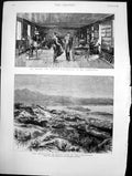 Old Print Revolution In Brazil View San Christovao Mr Edison In Lab 1889 19th