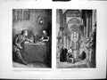 Antique Old Print Sketches Nigel And The Miser Trapbois Sir Walter Scott 1871