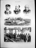 Old Antique Print Tour Governor-General Canada The Crofter Question ˇ1889 19th