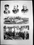 Old Antique Print TourˇGovernor-GeneralˇCanadaˇTheˇCrofterˇQuestionˇˇ1889 19th