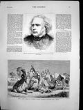 Antique Print Sir George Harvey India Camel Riders Native Cavalry Reg 1876 19th