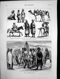 Old Antique Print Afghan War General Roberts Nortons Pump Jellalabad 1879 19th