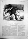 Antique Old Print New Prince Fortunatus William Black Drawn By W Small 1889