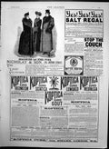 Antique Old Print Adverts Koptica Cures Salt Regal Scotts Emulsion Cough 1889