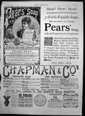 Antique Old Print Advert Pears Soap Chapman Silks Electropathic Belts 1889 19th
