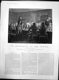Old Antique Print St Katherine By Tower Speaker At Table Gentlemen 1891 19th