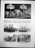 Antique Print Wl Thomas The Graphic Behring Seal Fisheries Pathfinder 1890 19th