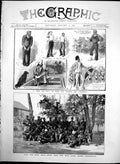 Antique Old Print Entertainment On Boscawen Basuto Police South Africa 1882